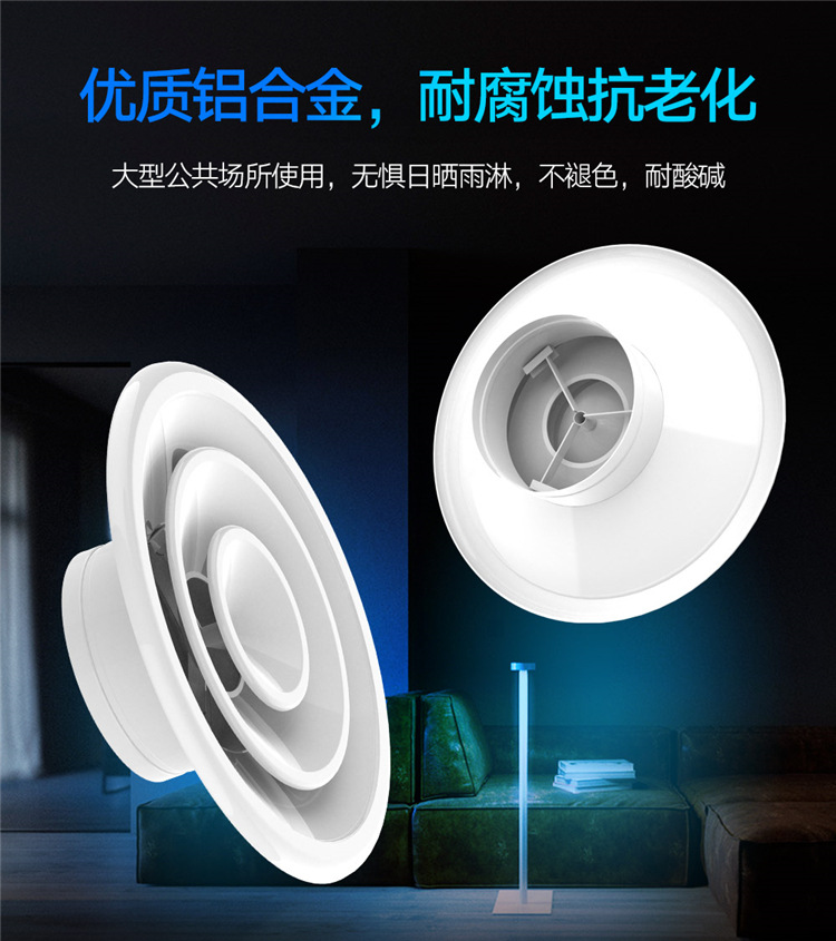 圆形散流器的工作原理