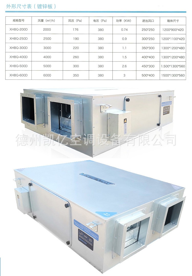 新风机和空调风机的区别